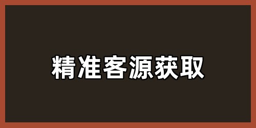 精准客源获取